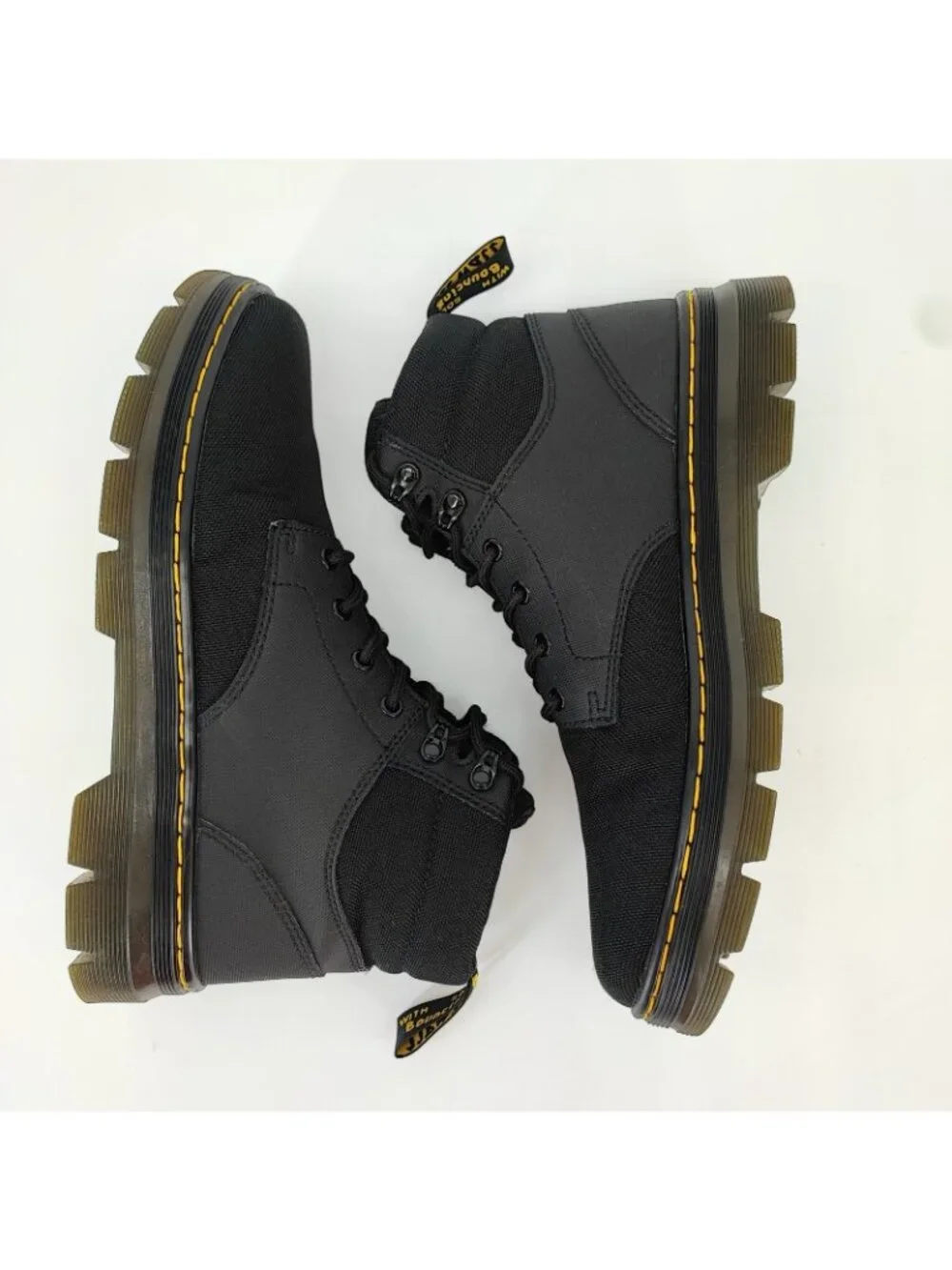 Dr. Martens Rakim Men's Size 11 Boots Leather Canvas Black Utility AW004